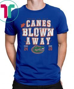 Canes Blown Away Florida Gators vs Miami Hurricanes Shirt