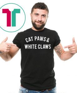 Cat Paws and White Claws Tee Shirt