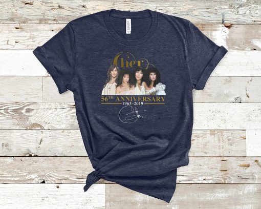 Cher 56th anniversary 1963-2019 signature shirt