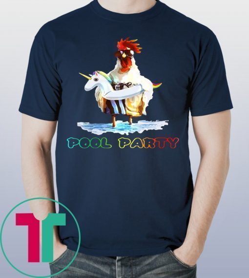 Chicken Pool Party Shirt