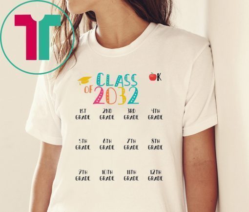 Class Of 2032 K-12 Grow T-Shirt