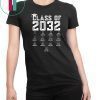 Class of 2032 Grow With Me Shirt With Space For Checkmarks T-Shirt
