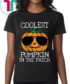 Coolest Pumpkin In The Patch Halloween Costume Shirt