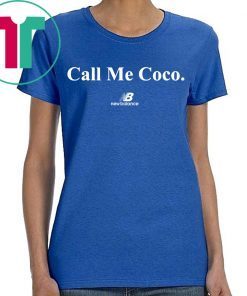 Cori Gauff Call Me Coco US Open Blue T-Shirt