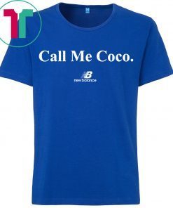 Cori Gauff Call Me Coco US Open Blue T-Shirt