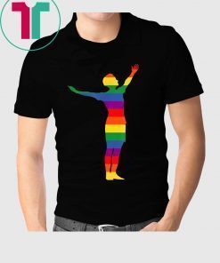 Megan Rapinoe Soccer LGBT Flag of the USA Pride T-Shirt