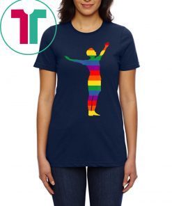 Megan Rapinoe Soccer LGBT Flag of the USA Pride T-Shirt