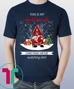Dabbing Santa Claus This Is Hallmark Christmas Movie Watching T-Shirt