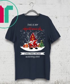 Dabbing Santa Claus This Is Hallmark Christmas Movie Watching T-Shirt