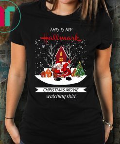 Dabbing Santa Claus This Is Hallmark Christmas Movie Watching T-Shirt
