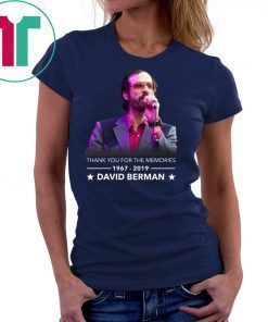 David Berman Silver Jews Thank You For The Memories T-Shirt