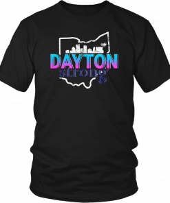 Dayton Ohio State Strong Flag Retro Gift T-Shirt