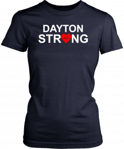 Dayton Strong Heart Heartbeat Tee Shirt