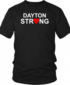 Dayton Strong Heart Heartbeat Tee Shirt