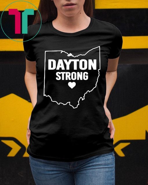 Dayton Strong Ohio Map Strong T-Shirt