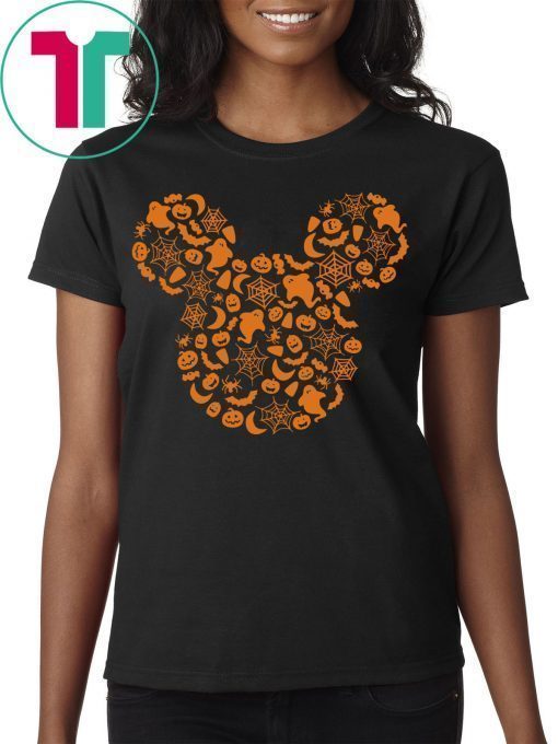 Disney Mickey Mouse Halloween Silhouette T-Shirt
