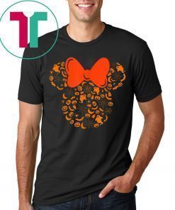Disney Minnie Mouse Halloween Silhouette T-Shirt