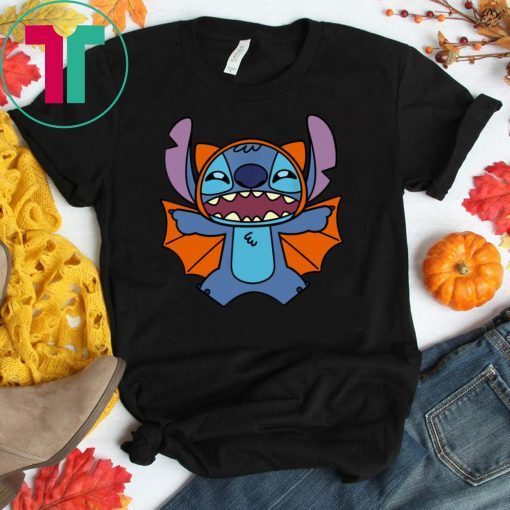 Disney Stitch Bat Halloween T-Shirt