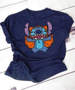 Disney Stitch Bat Halloween T-Shirt