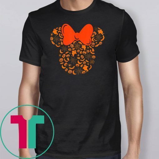 Disney minnie mouse halloween silhouette icon shirt