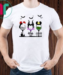 Disney villains cruella de vil maleficent evil queen wine halloween shirt