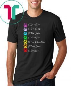 Dog Paw 7 Chakra Meditation shirt