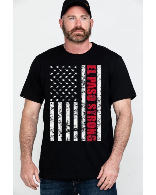 El Paso Texas Strong American Flag T-Shirt