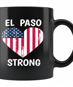 El Paso Strong El Paso Texas Heart Victims Mug