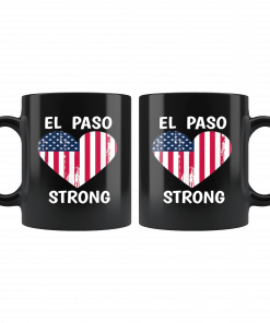 El Paso Strong El Paso Texas Heart Victims Mug