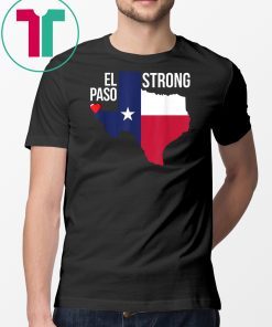 El Paso Strong Flag Heart T-Shirt