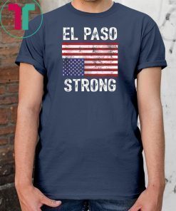 El Paso Strong Upside Down American Flag T-Shirt
