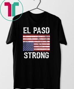 El Paso Strong Upside Down American Flag T-Shirt