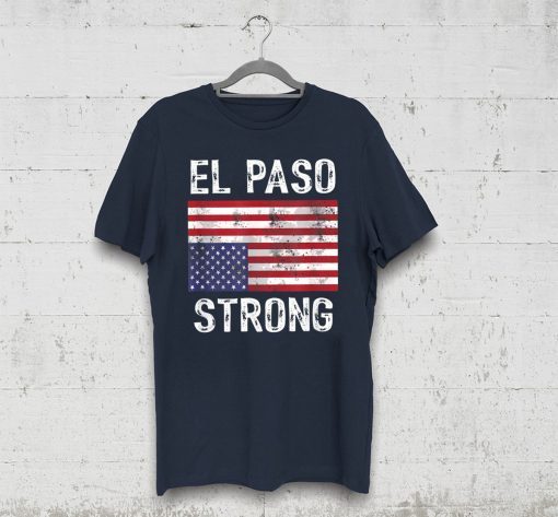 El Paso Strong Upside Down American Flag Shirt