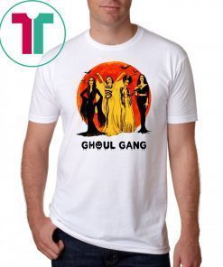 Elvira, Morticia, Lily, Bride Ghoul Gang Halloween T-Shirt