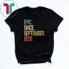 Epic Since September 2008 T-Shirt 11 Years Old Shirt Gift
