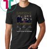 Evanescence 25th anniversary 1995-2020 signatures thank you for the memories shirt