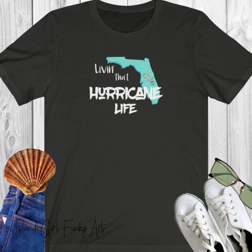 Florida Hurricane t shirt. Florida t shirt. Hurricane shirt. Unisex Jersey Short Sleeve Tee