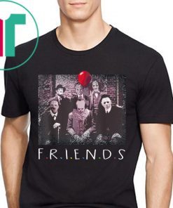 Friends Halloween Horror Team Scary Movies Costume T-Shirt