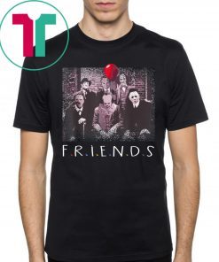 Friends Halloween Horror Team Scary Movies Costume T-Shirt