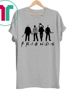 Friends Horror Movies Halloween T-Shirt Horror Friends Squads Shirt