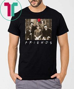 Friends IT Spooky Clown Jason Squad Halloween Horror Funny Halloween Scary Costume 2019 Tee Shirt
