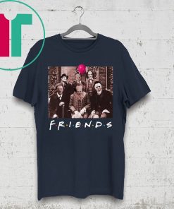 Friends IT Spooky Clown Jason Squad Horror T-Shirt