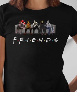 Friends Spooky Clown Jason Squad Halloween Horror Funny 2019 Tee Shirt
