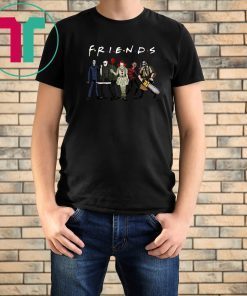 Friends horror movies characters halloween shirt