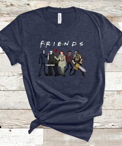Friends horror movies characters halloween shirt