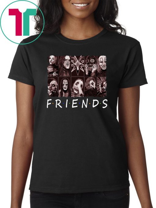 Friends tv show slipknot masks shirt