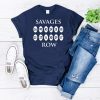Fucking Savages in that Box Funny Tshirt Baseball gifts