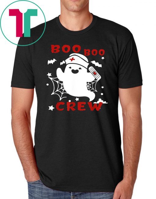 Funny Boo Boo Crew Nurse Ghost Halloween Costume T-Shirt