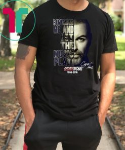 George michael remember me and let the music play 1963-2016 signature shirt