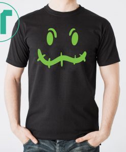 Green Boogie Man Scary Face T-Shirt